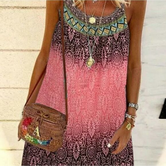 🎉Hp🎉 Boho style dress cover-up - Picture 2 of 6